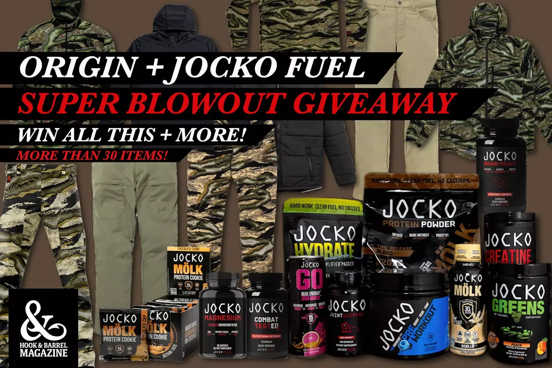 Origin & Jocko Fuel Giveaway