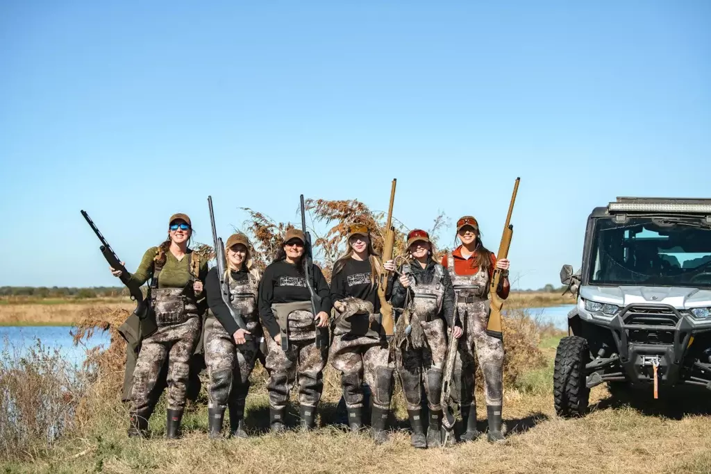 duck hunting with shoot like a girl and beretta