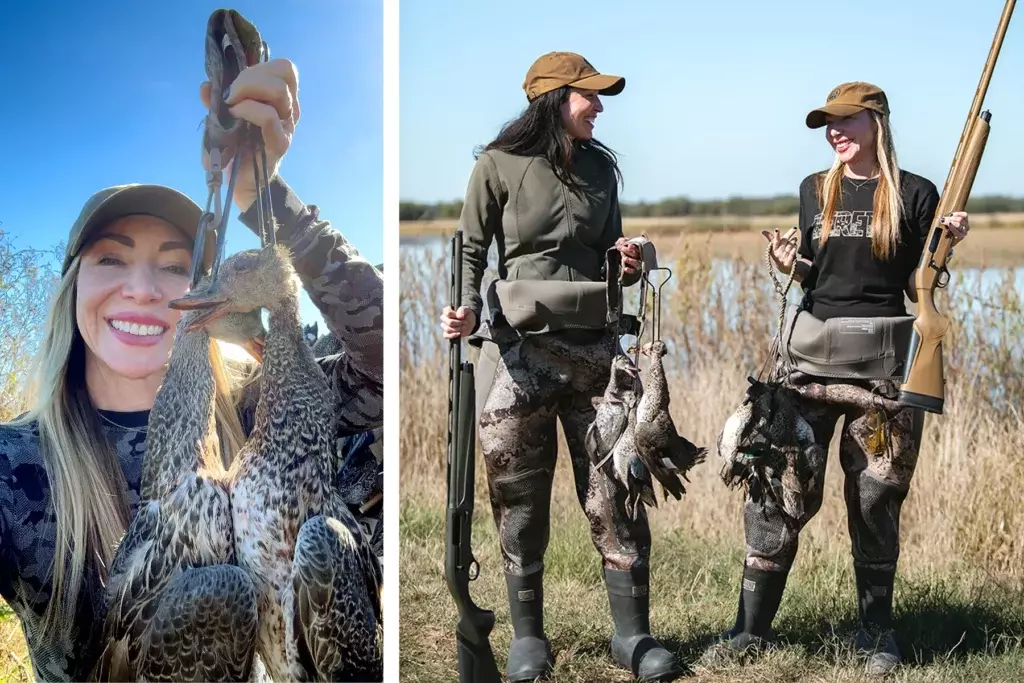 duck hunting with shoot like a girl and beretta