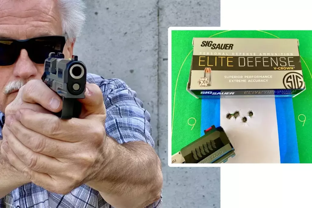 kimber cds9 1911 9mm range performance with sig sauer elite defense ammo