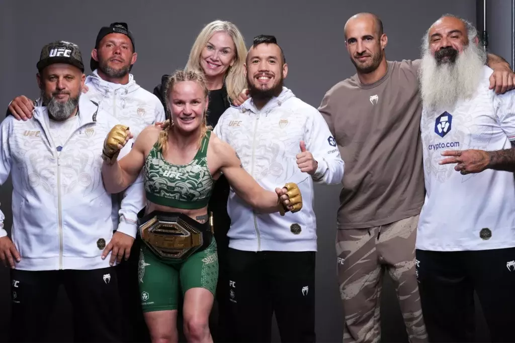 Valentina "Bullet" Shevchenko and team