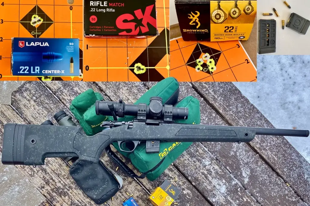 BERGARA BMR-X RIMFIRE Accuracy SK ammo, Browning, Lapua