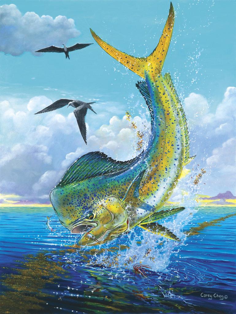 marine art fish painting carey chen pic 2