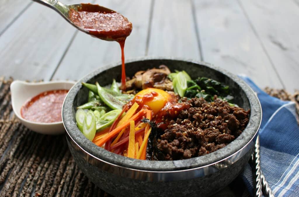 Venison Korean Bibimbap