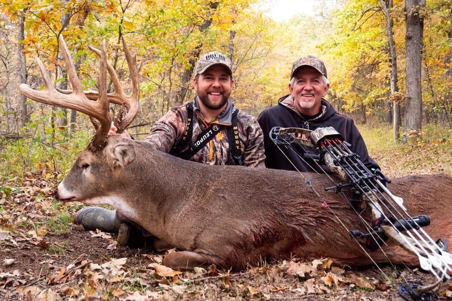 huge whitetail buck