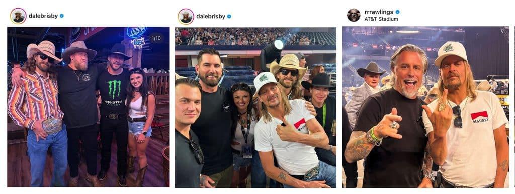 dale brisby, richard rawlings, kid rock, mat best, hannah barron