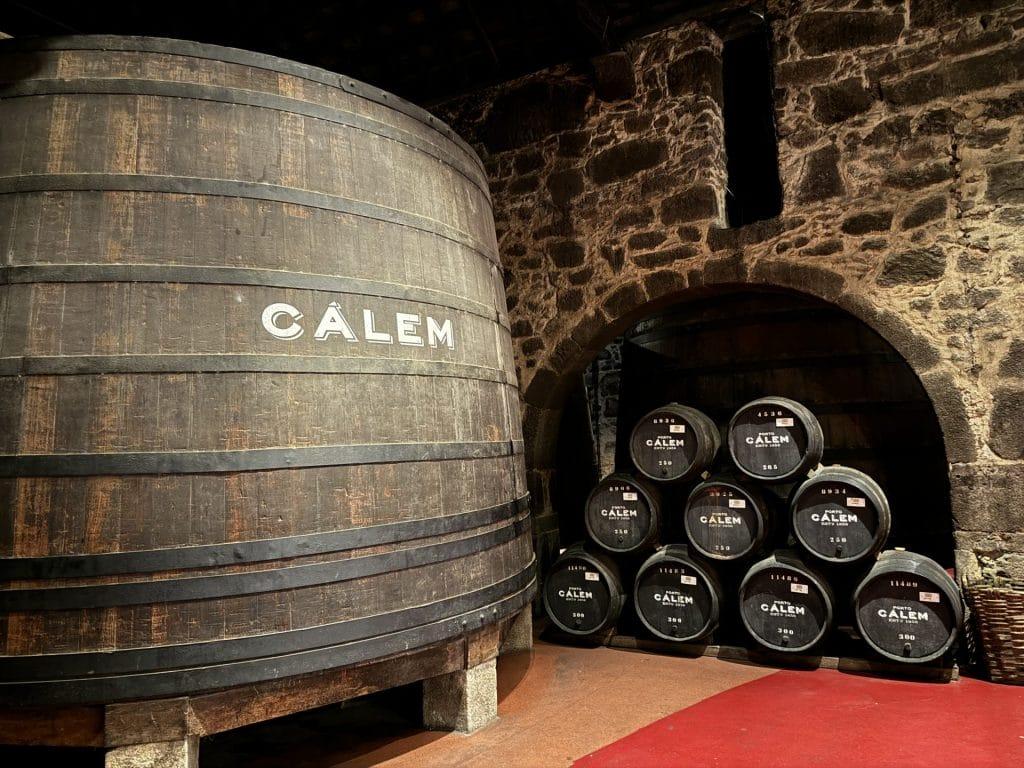 port cellars in Cálem in portugal