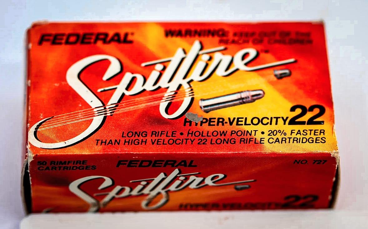 Discontinued Federal Spitfire .22 LR hyper velocity ammo