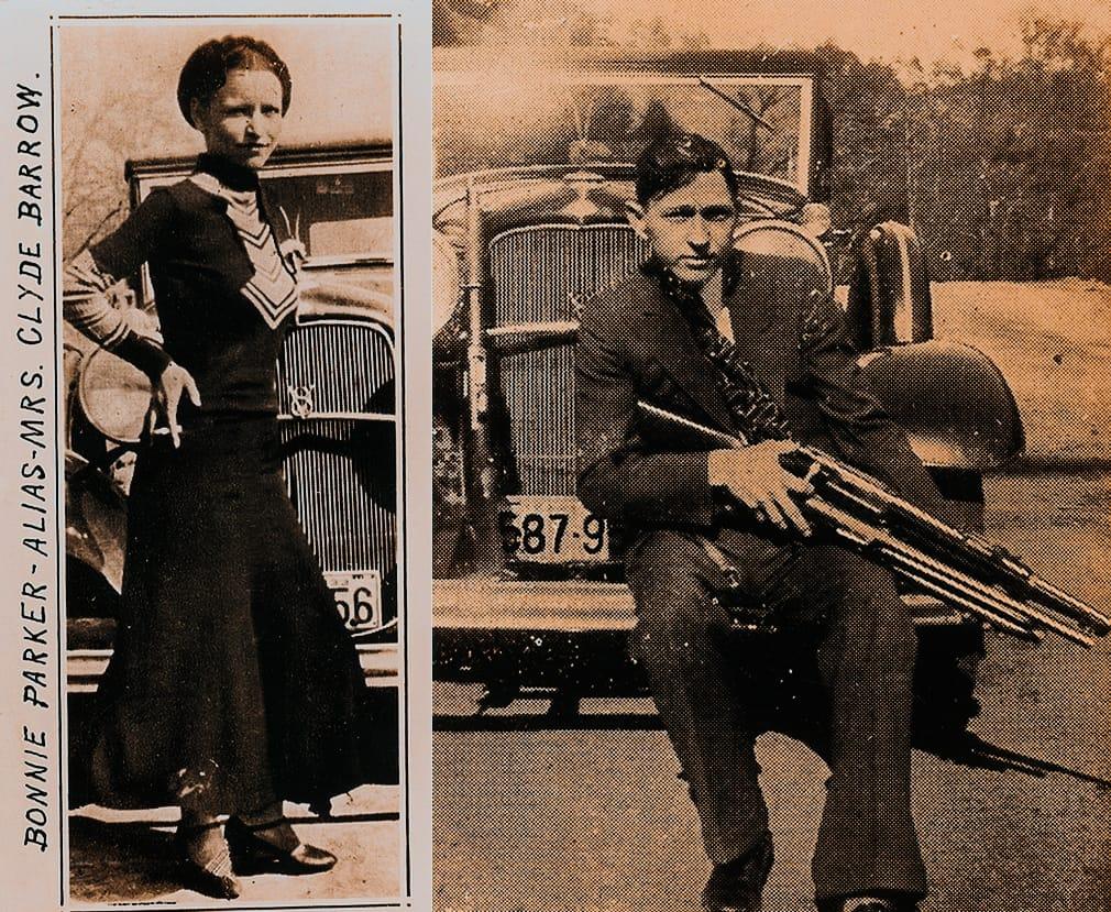 Bonnie Parker and Clyde Barrow