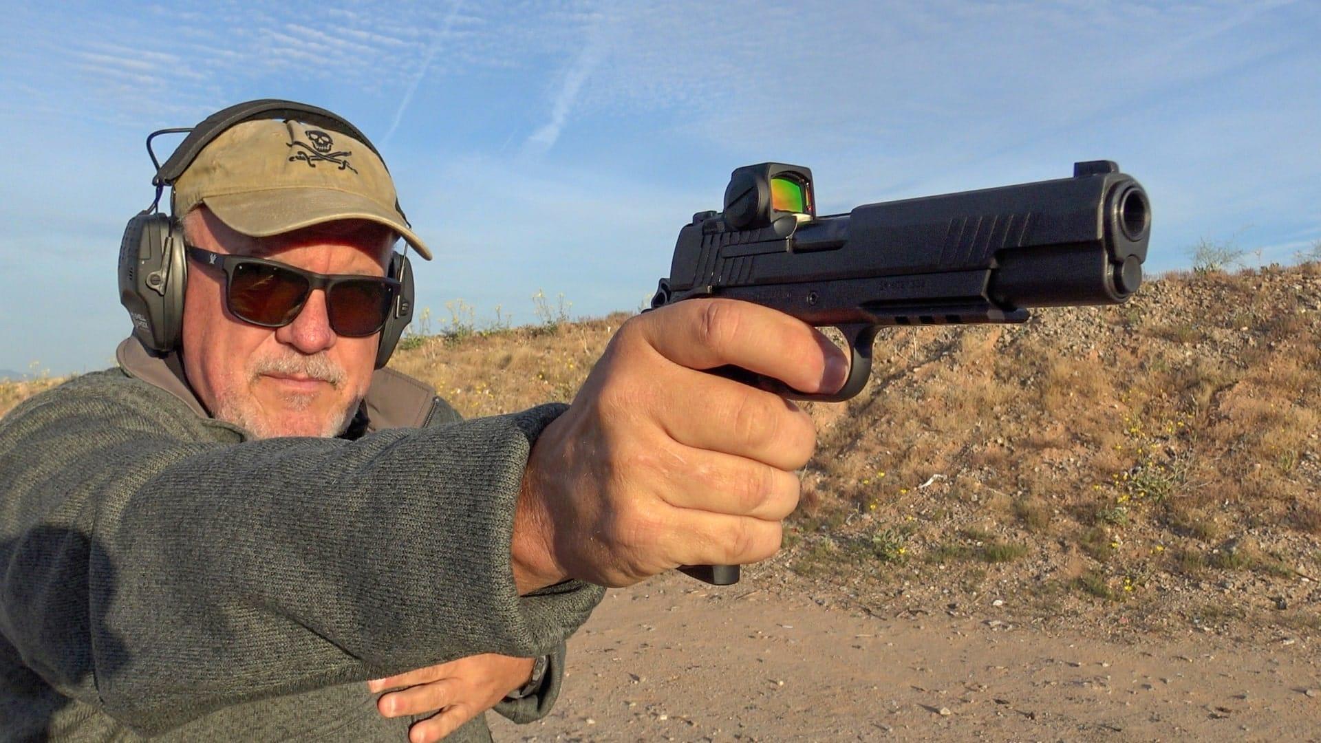 Sig Sauer XFULL 1911X WITH ROMEO-COMPACT RED DOT SHOOTING ACTION