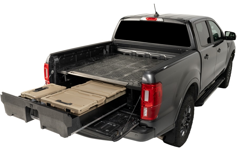 decked drawer system, mid-sized truck