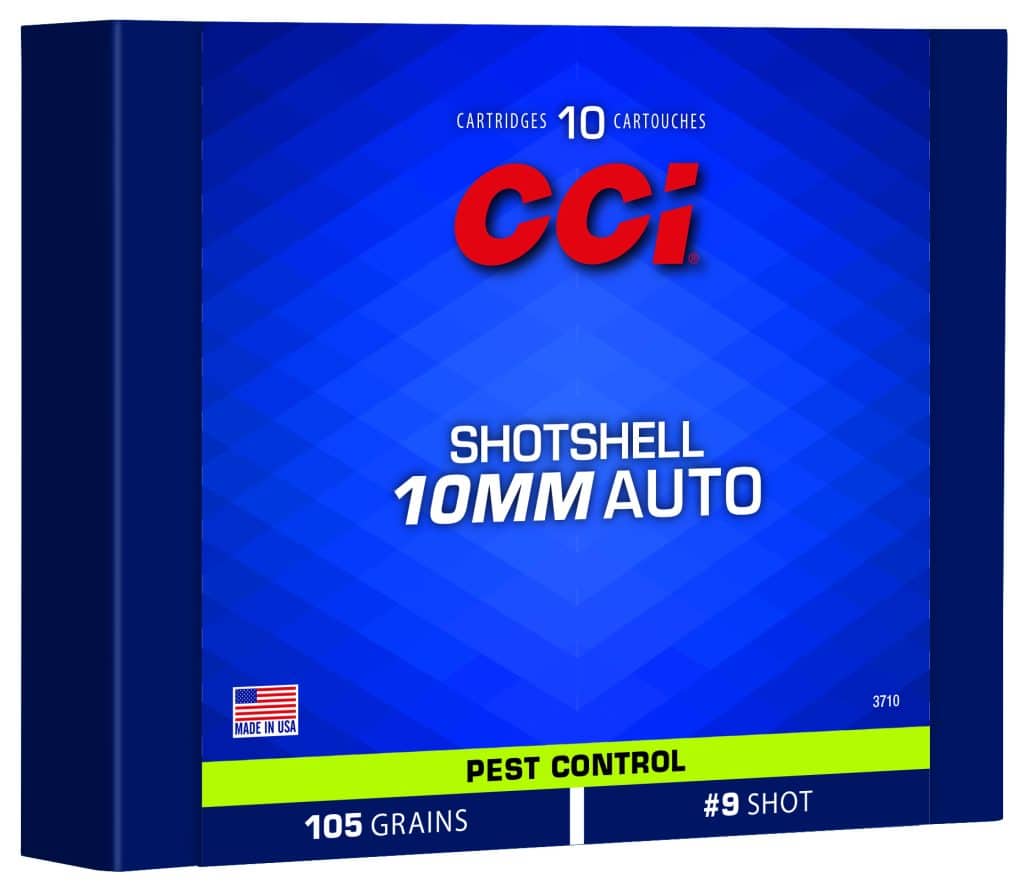 CCI PEST CONTROL SHOTSHELL—NEW 10MM AUTO 105-GRAIN NO. 9