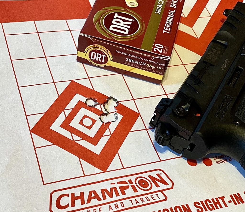 walther pd380 range test