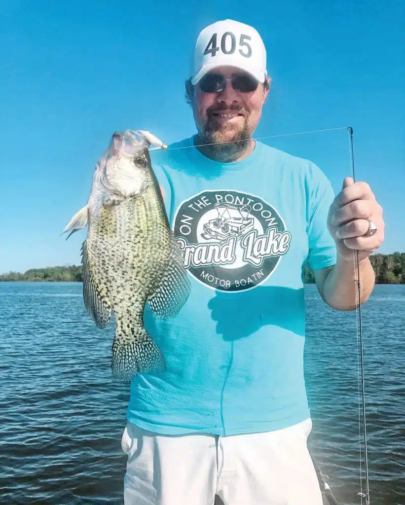 Toby Keith - Crappie guide, Haydn Williams, fishing Luck E