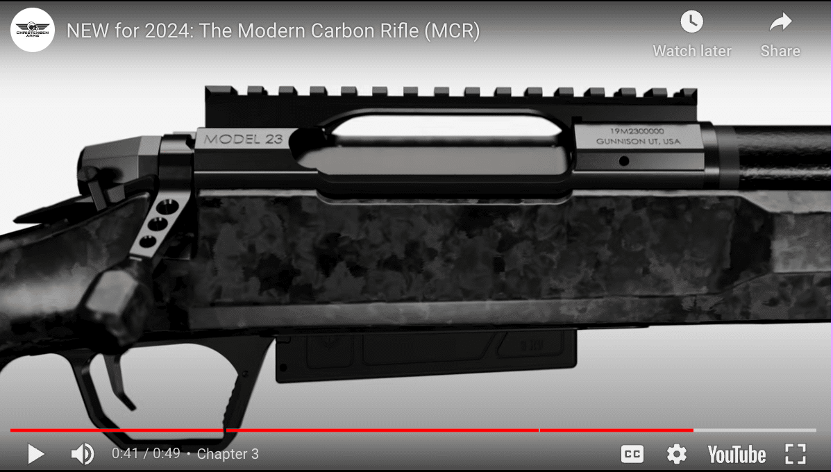 NEW for 2024: The Modern Carbon Rifle (MCR)