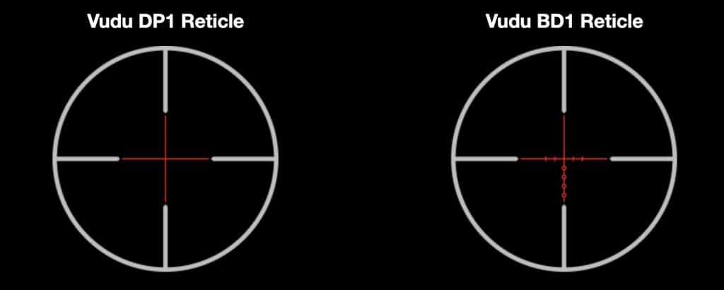 eotech Vudu X riflescope reticles