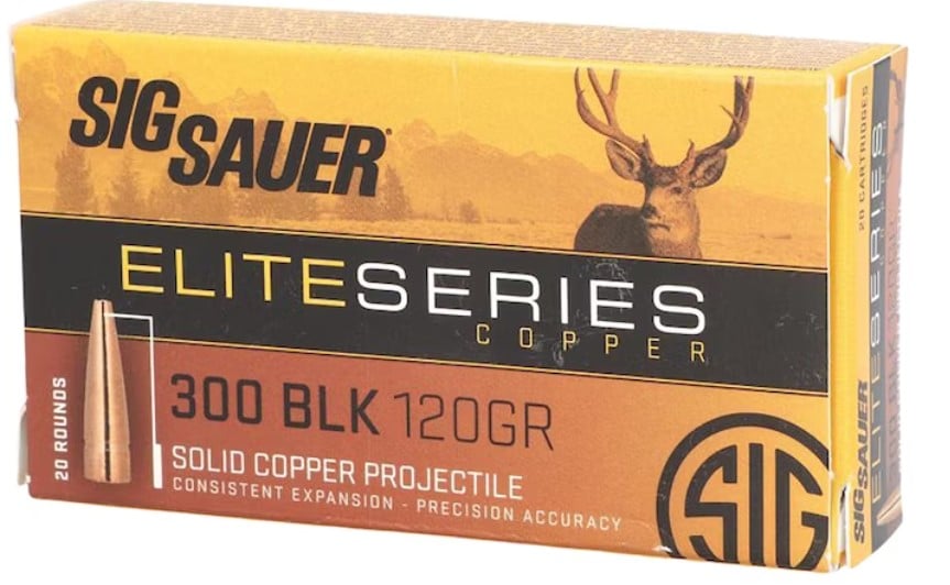 Sig Sauer Elite 120-Grain Solid Copper