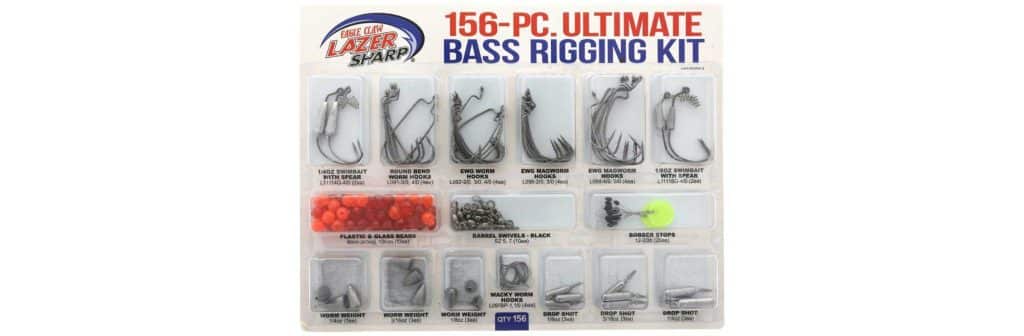 Sportsman’s Guide: Eagle Claw Lazer Sharp Ultimate Bass Rigging Kit