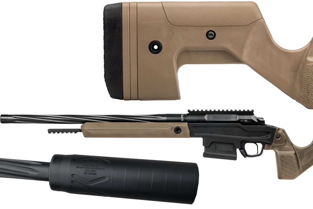 Stag Arms Pursuit Bolt Action with Silencer Central Backcountry suppressor