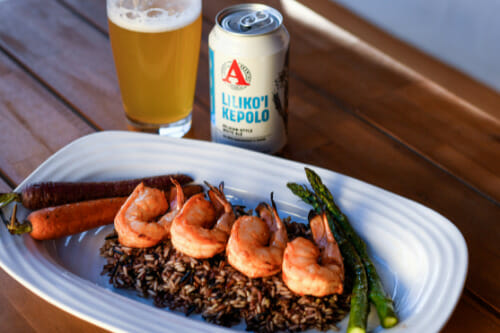 Artisan beer to pair with seafood