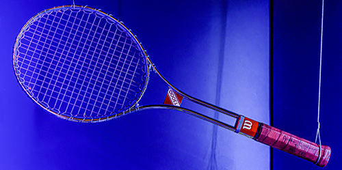 Jackie Bushman's tennis racket