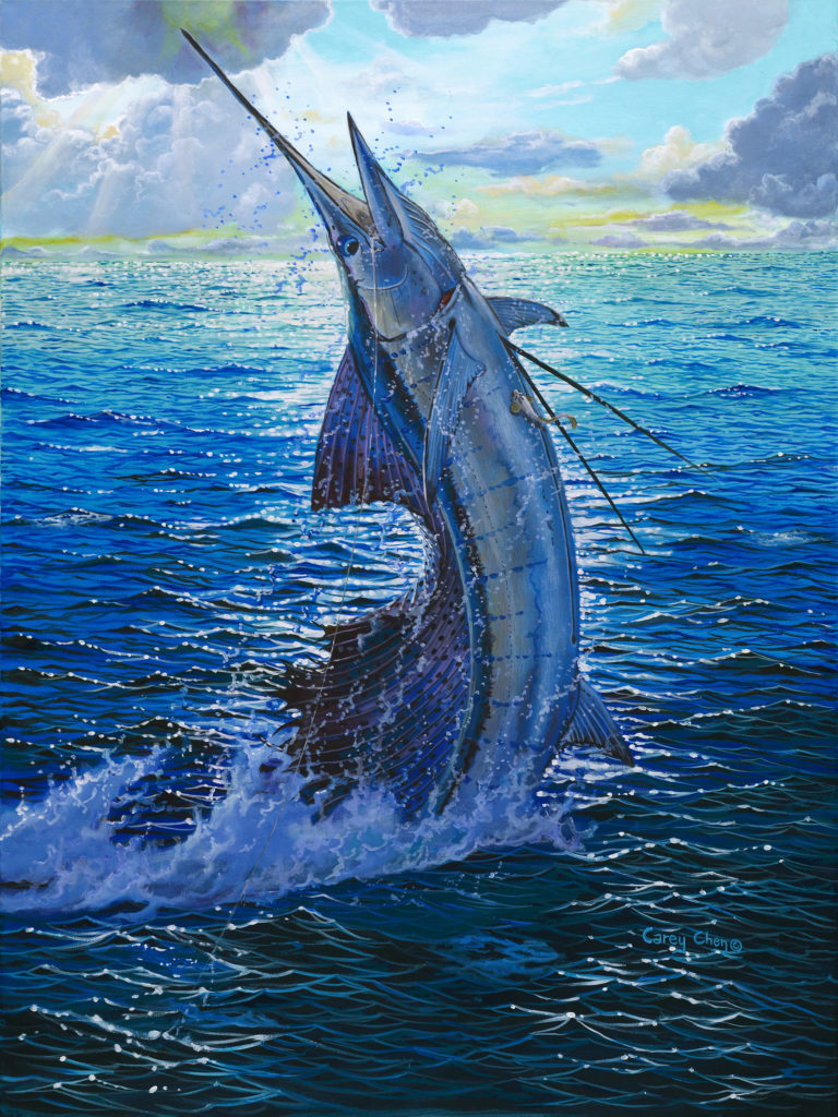marine art fish painting carey chen pic 3