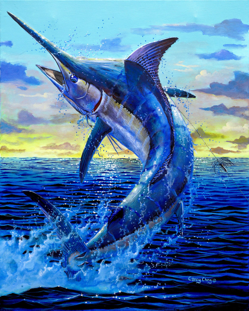 marine art fish painting pic 1